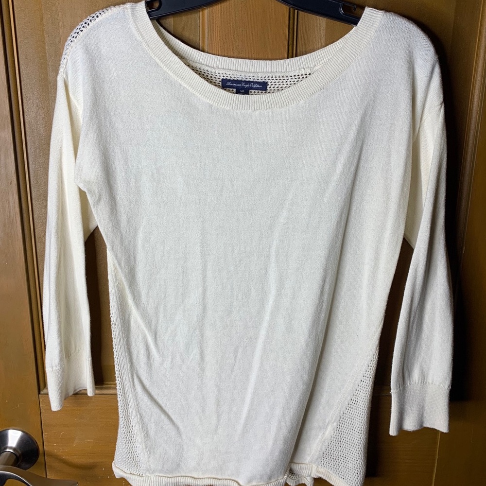 off-white sweater